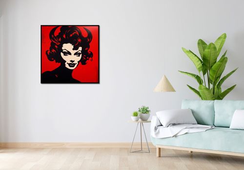 Plakat 80x80cm Czerwona Diablica na Arena.pl