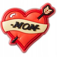 Przypinka Ozdoba Crocs Charms Jibbitz Pin Do Butów Mom Heart Tattoo
