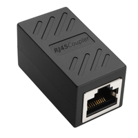 Przedłużacz RJ45 8P8C łącznik adapter beczka Ethernet Cat5 Cat6 żeński