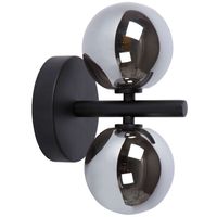 Kinkiet LAMPA ścienna TYCHO 45274/02/30 Lucide loftowa OPRAWA szklane kule przydymione szare czarne