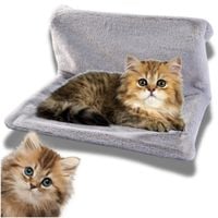 LEGOWISKO WISZĄCE PLUSZOWE HAMAK DLA KOTA NA KALORYFER BALKON