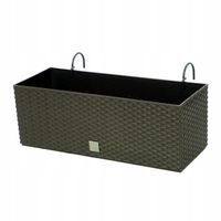 Doniczka balkonowa RATO DRTC500 z uchwytem | Umbra, Kształt Prostokątny, Wymiary 19.2x51.4x18.6 cm, Kolor Umbra, Własna