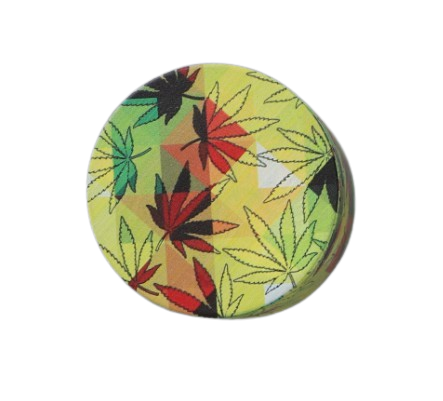 Młynek do Tytoniu Suszu Ziół CBD „Color Leaves” – pastelowe liście konopi na Arena.pl