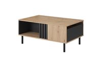 Elegancki stolik kawowy MADIS / Dąb artisan + czarny antracyt