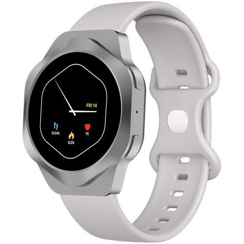 CANYON Smartwatch Hexagon 88 Rozmowy Bluetooth Srebrny na Arena.pl