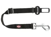 Regulowana smycz do szelek dla psa z końcówką do pasa samochodowego 30-45cm
