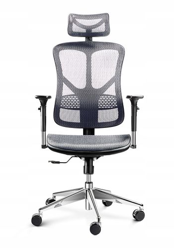 Fotel ergonomiczny Diablo Chairs V-Basic Czarno-szary na Arena.pl