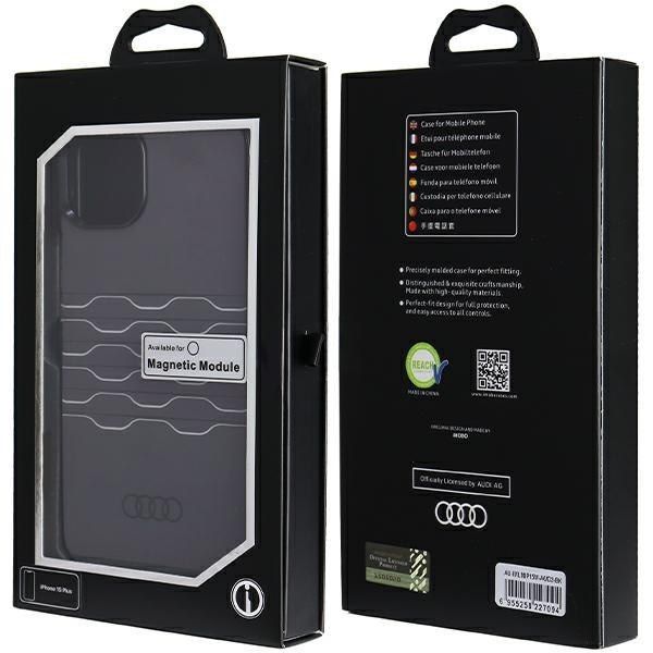 Audi IML MagSafe Case iPhone 15 Plus / 14 Plus 6.7" czarny/black zdjęcie 7