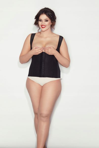 Mitex Talia Plus Gorset Wyszczuplający Czarny M zdjęcie 3