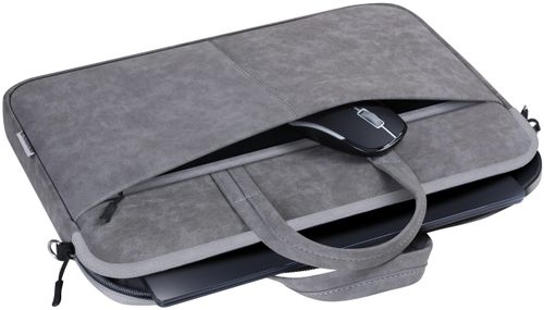 TORBA DEFENDER SOLID LEATHER SZARA 15,6" na Arena.pl