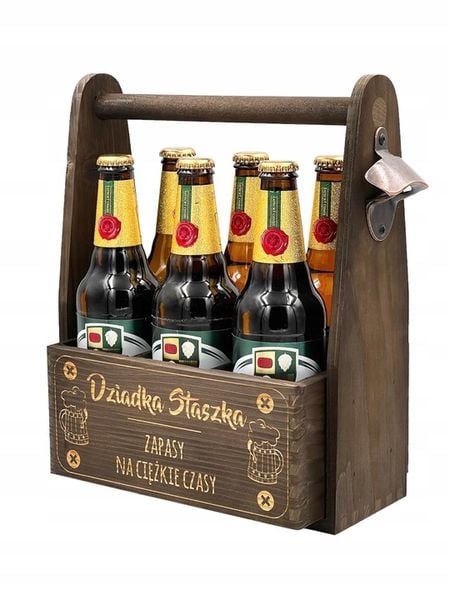 NOSIDŁO NA PIWO +OTWIERACZ PREZENT CHŁOPAKA FACETA zdjęcie 12