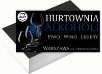 Wizytówki firmowe Foliowane 1000szt dużo wzorów HURTOWNIA ALKOHOLI