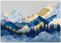 Fototapeta Na Flizelinie Do Sypialni Salonu Góry 300x210