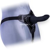 Silikonowy Penis Strap On Na Pasach Z Regulacją