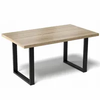 STÓŁ DO KUCHNI JADALNI SALONU LOFTOWY METALOWE NOGI 120x60CM DĄB SONOMA