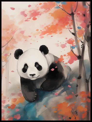 Plakat 60x80cm Panda wśród Klonów na Arena.pl