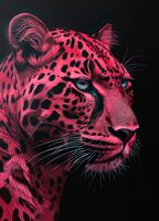 Plakat 13x18cm Szkarłatny Jaguar