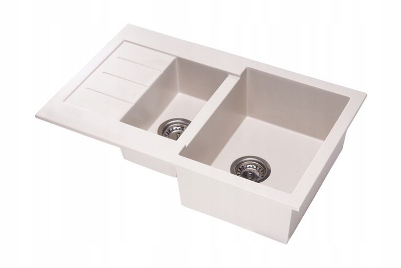 ZLEW ZLEWOZMYWAK GRANIT 8 kolorów 76x48 + SYFON zdjęcie 9