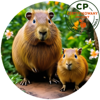 Opłatek waflowy na tort - Kapibara