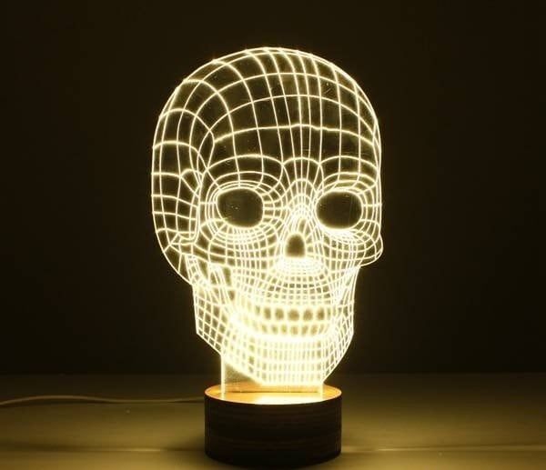Lampka nocna 3D z akrylu dla dzieci i dorosłych zdjęcie 1