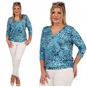 ELEGANCKA BLUZKA DAMSKA LUŹNA MODNA DEKOLT PRODUKT POLSKI ROZMIARY