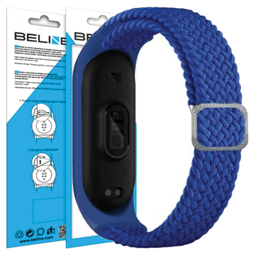 beline pasek mi band 7/6/5 textileniebieski/blue na Arena.pl