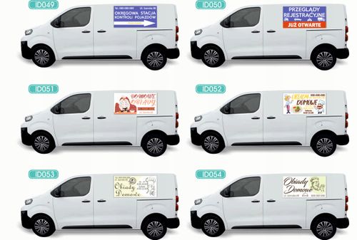 Reklama Naklejka na samochód RÓŻNE WZORY do wyboru UBEZPIECZENIA na Arena.pl