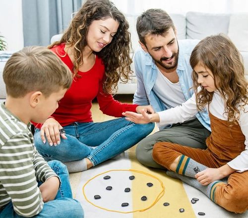 MAGNETYCZNA GRA W SZACHY EDUKACYJNA KAMIENIE MAGNETYCZNE 30 + PLANSZA 2w1 na Arena.pl