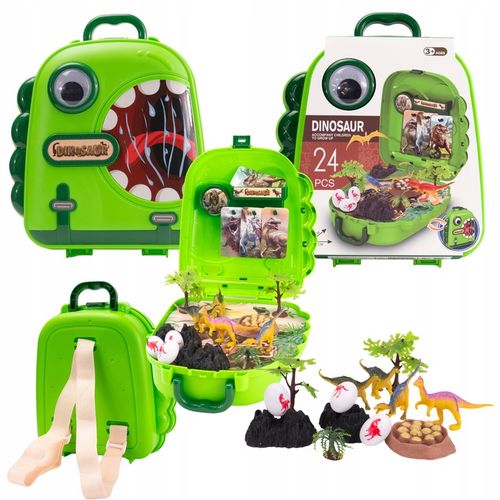 Zestaw Dinozaury w Plecaku - Przenośny Świat Dinozaurów na Arena.pl
