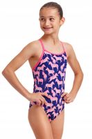 Strój kąpielowy jednoczęściowy dziewczęcy Funkita Sweet Stripes 128cm
