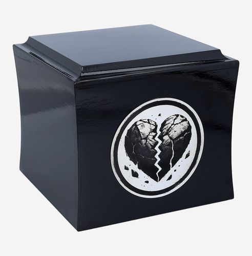 Urna ze złamanym sercem Urna na prochy Czarna na Arena.pl