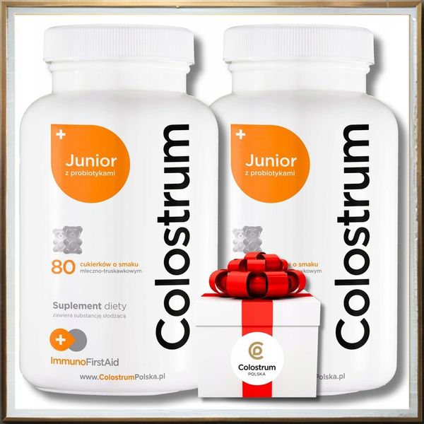 Colostrum dla dzieci junior probiotyk witaminy C cynk odporność kości zdjęcie 2