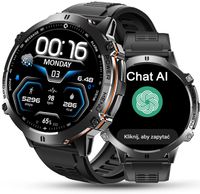 SMARTWATCH męski Rubicon F40-PROF  black/black SIL