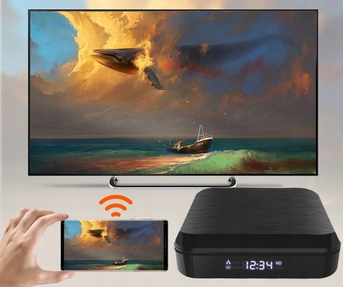 ANDROID BOX SMART TV ODTWARZACZ HDMI 4K WIFI USB PILOT PRZYSTAWKA BLUETOOTH na Arena.pl