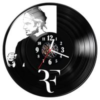 Zegar ścienny z płyty winylowej Roger Federer 1055.14