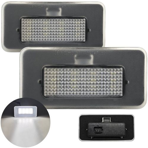 Tesla model S, X, lampki tablicy rejestracyjnej LED 500lm, 2szt na Arena.pl