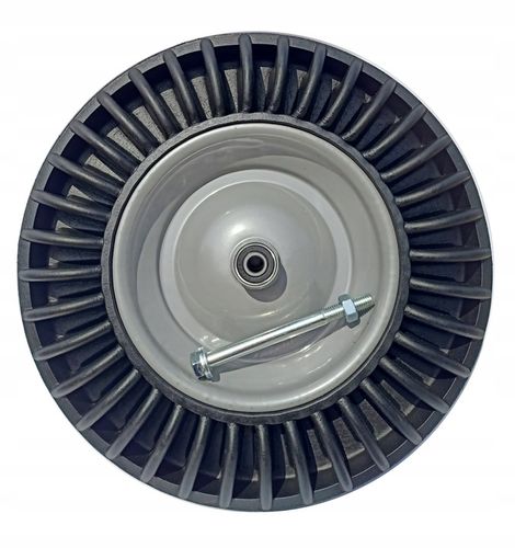 Koło kółko do taczki z pełnej gumy 4.00-8 12x100 + oś na Arena.pl