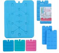 WKŁADY CHŁODZĄCE MROŻĄCE DO LODÓWEK TURYSTYCZNYCH ZESTAW 8szt 200 400 600ml