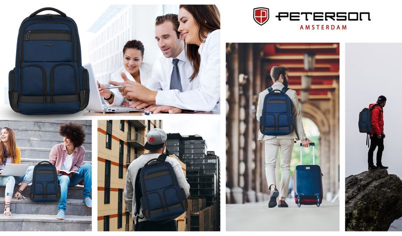 plecak ptn pty-03-8344 blue zdjęcie 12