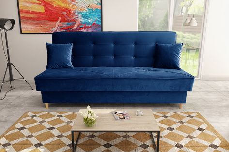 Wersalka kanapa sofa rozkładana LIVIA  + poduszki / nowe kolory