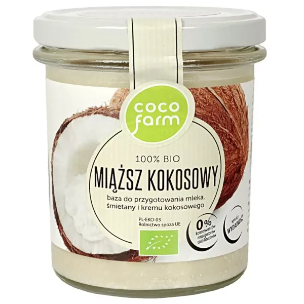 Miąższ Kokosowy BIO Coco Farm, 280g zdjęcie 1