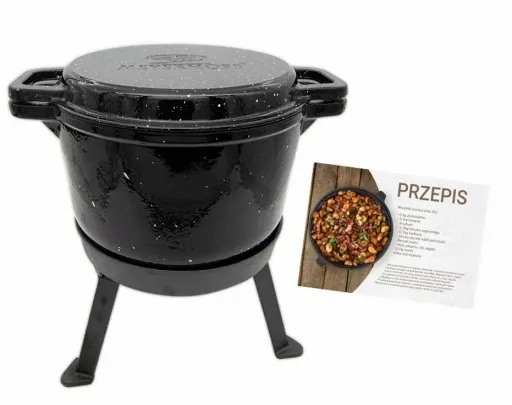 Kociołek żeliwny emaliowany MARMUREK 3w1 8 l zdjęcie 12