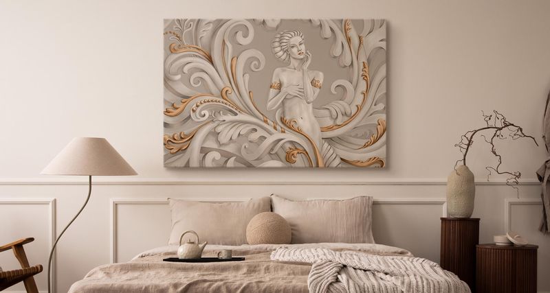 Obraz Do Sypialni Salonu Bogini GRECKA Meduza Kobieta 3D 120cm x 80cm zdjęcie 2