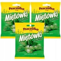 Pszczółka Cukierki gabbi miętówki 90 g x 3 sztuk