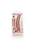 curved realistic dildo  balls  suction cup   7/ 18 cm