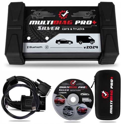 MULTIDIAG PRO+ SILVER 2024 TESTER INTERFEJS DIAGNOSTYCZNY OBD 2 SKANER j.PL na Arena.pl