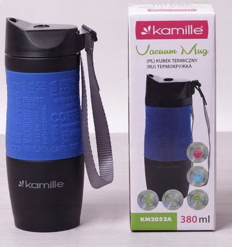KUBEK TERMICZNY TERMOS BIDON KAMILLE 380 ml 0,38 l na Arena.pl