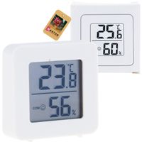 Termometr Cyfrowy Pokojowy Elektroniczny Higrometr Wilgotność Buźka Bateria
