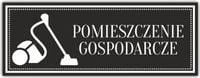 Tabliczka Grawer na Drzwi POMIESZCZENIE GOSPODARCZ
