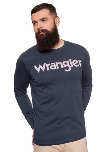 WRANGLER LS LOGO TEE NAVY W7A85D335 L na Arena.pl